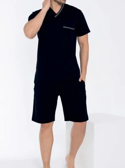 Erkek Modal V Yaka Kısakol Short C940-106