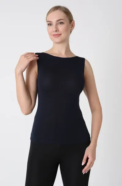 Kadın Modal Kayık Yaka Body C801-029