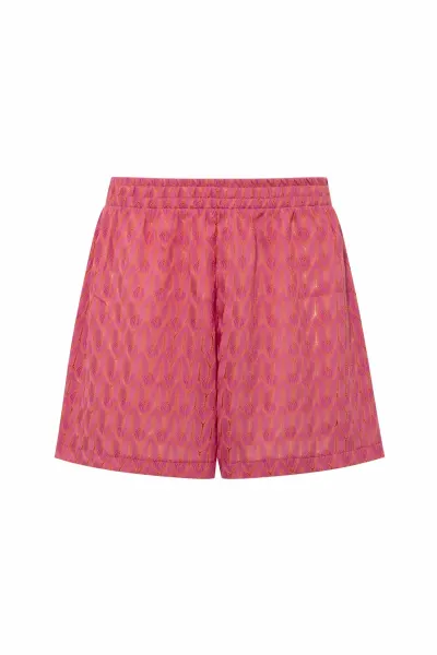 C860-017 KADIN ÖNÜ DÜĞMELİ KISAKOL SHORT TAKIM