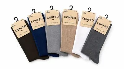 CONFEO KADIN DÜZ LİKRALI PENYE SOKET-C832-011-6'LI ÇORAP