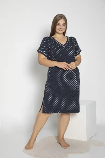 Battal Kadın Kısakol  Gecelik C840-258