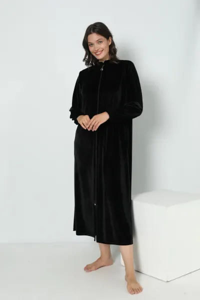 Kadın Kadife Namaz Elbisesi C840-609