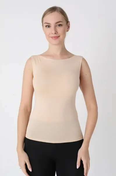 Kadın Modal Kayık Yaka Body C801-029