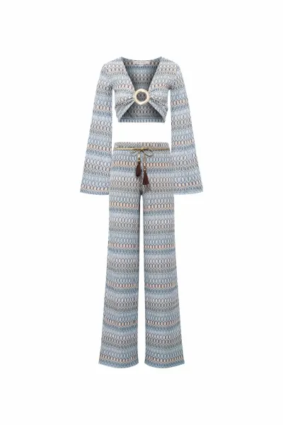 C860-008 KADIN KROP-PANTALON TAKIM