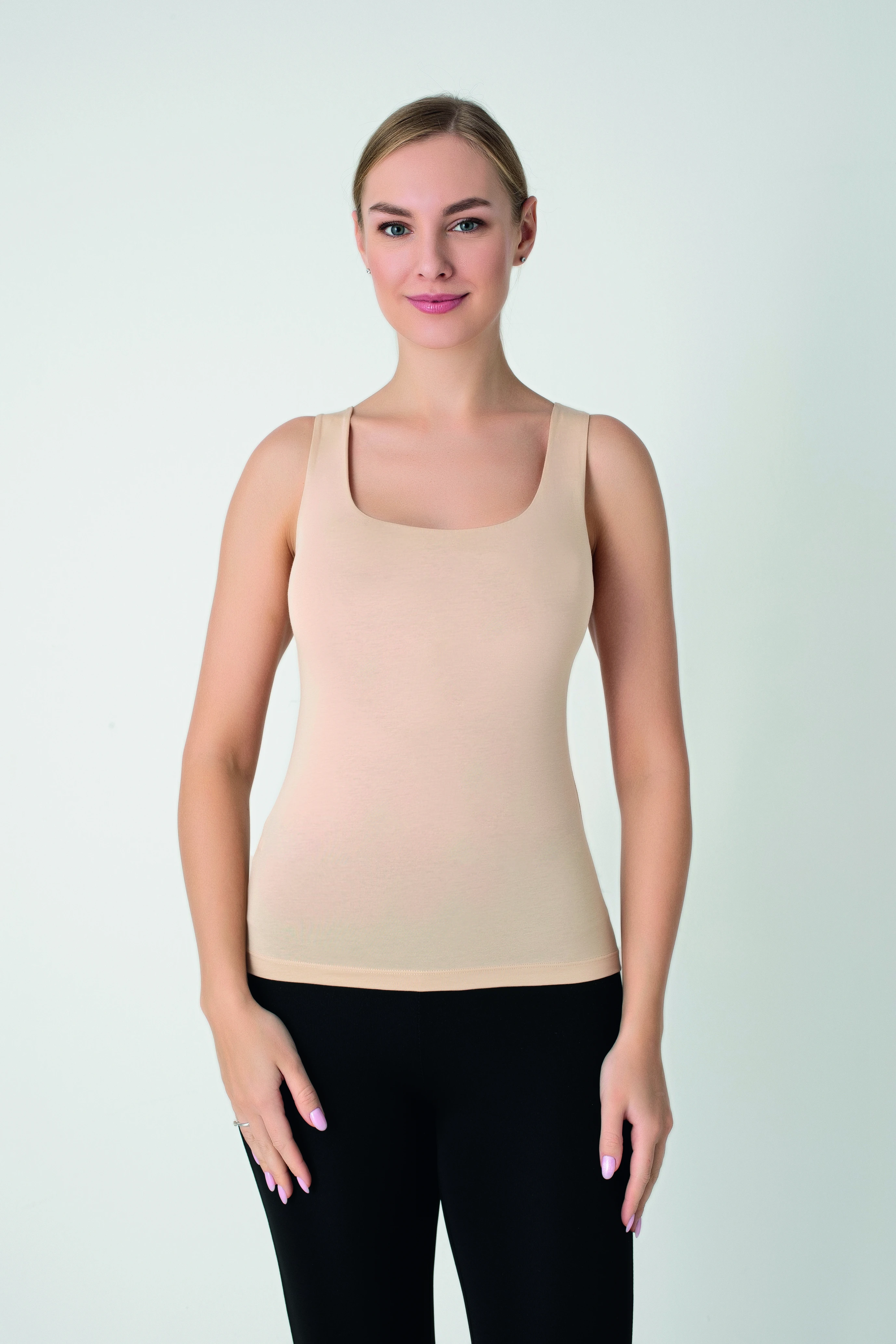 Kadın Modal Geniş Askılı  Atlet C801-027