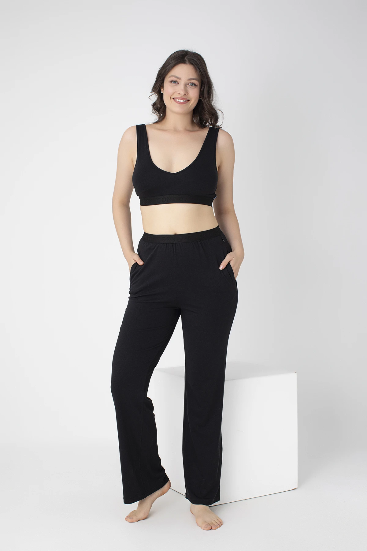 Kadın Modal Spor Pantolon C801-502