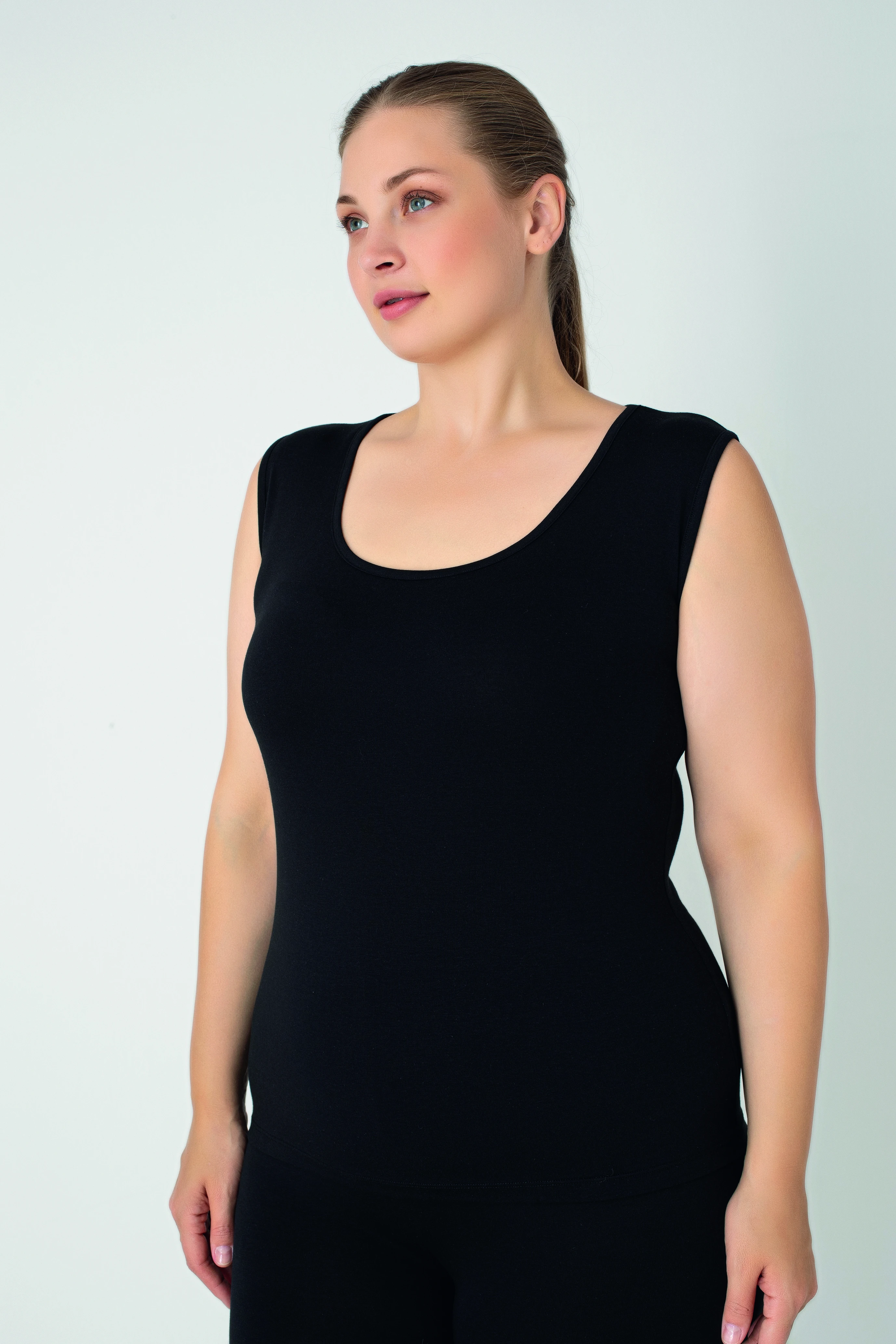 Kadın Battal Modal Geniş Askılı Atlet C801-028