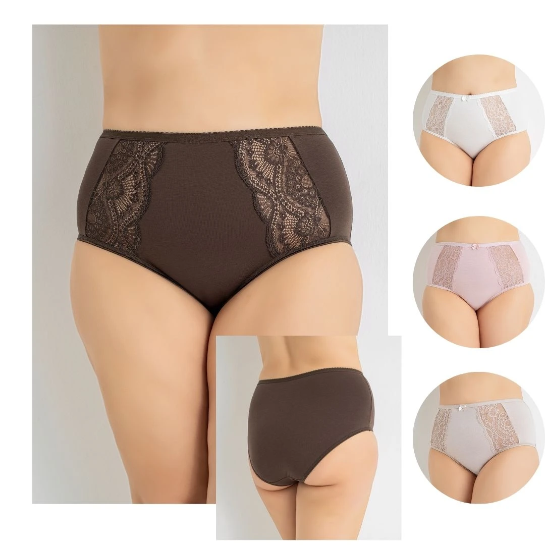 Kadın Battal Dantelli Bato 4'Lü Paket C804-010