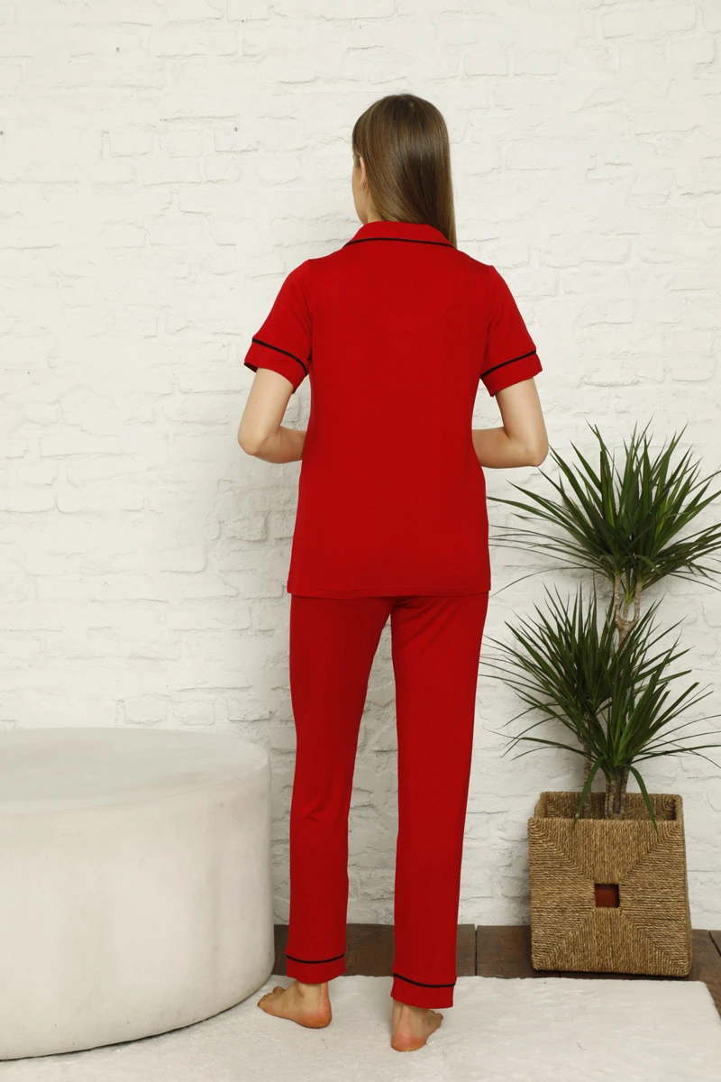 Kadın Kısakol Viscon Pijama Takımı C840-057