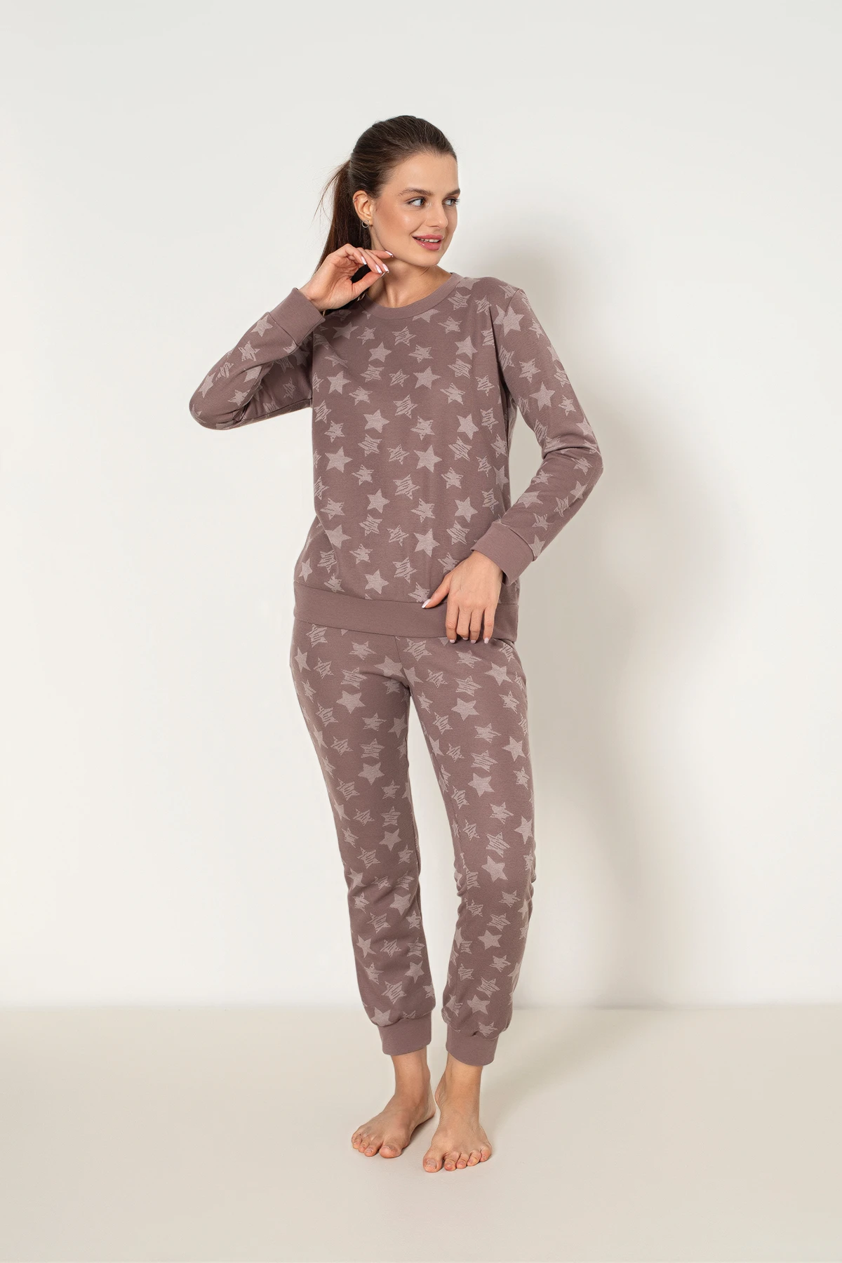 KADIN UZUNKOLLU PİJAMA TAKIM C840-821