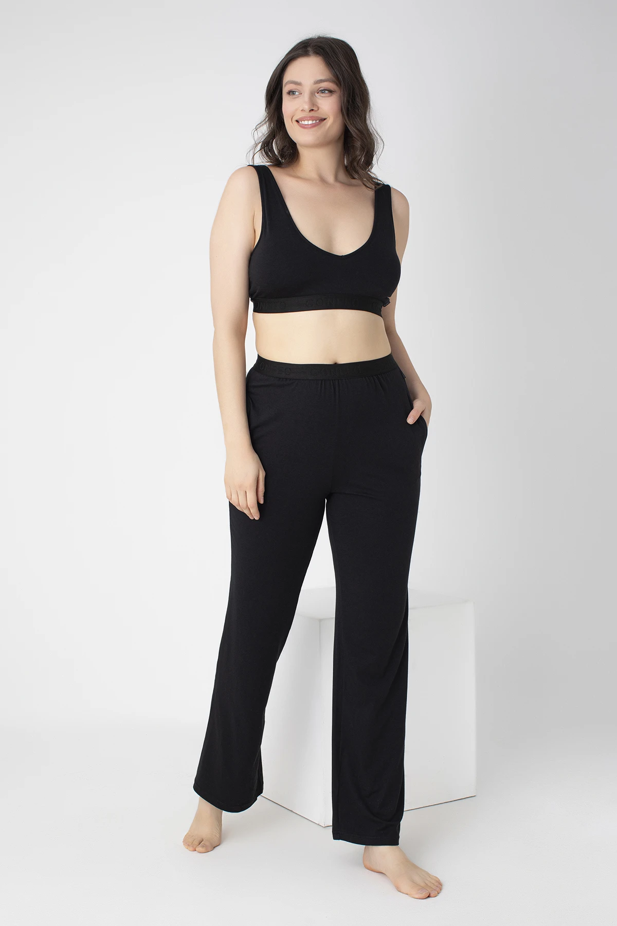 Kadın Modal Spor Pantolon C801-502