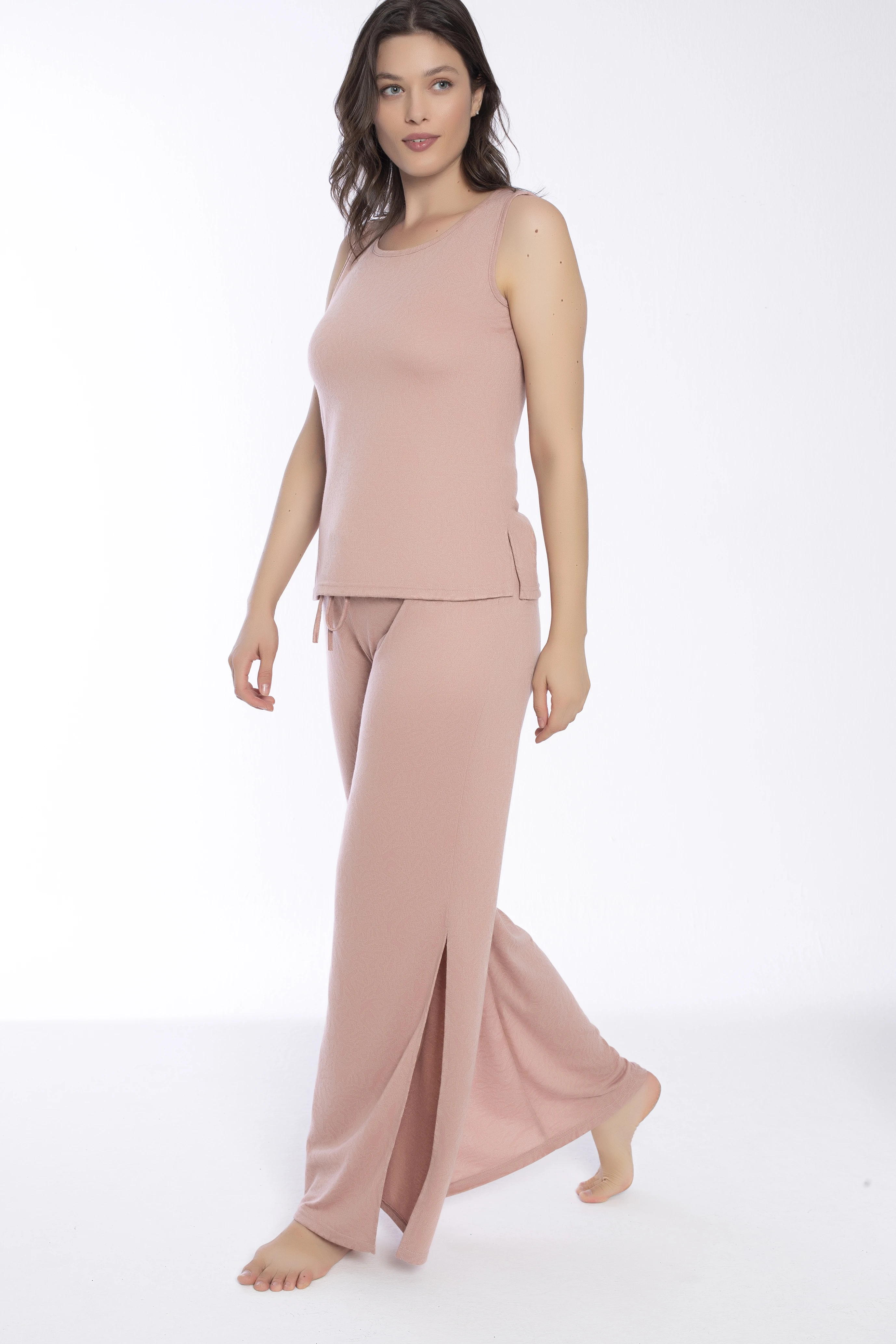 Kadın Kalın Askılı Pijama Takımı C840-792