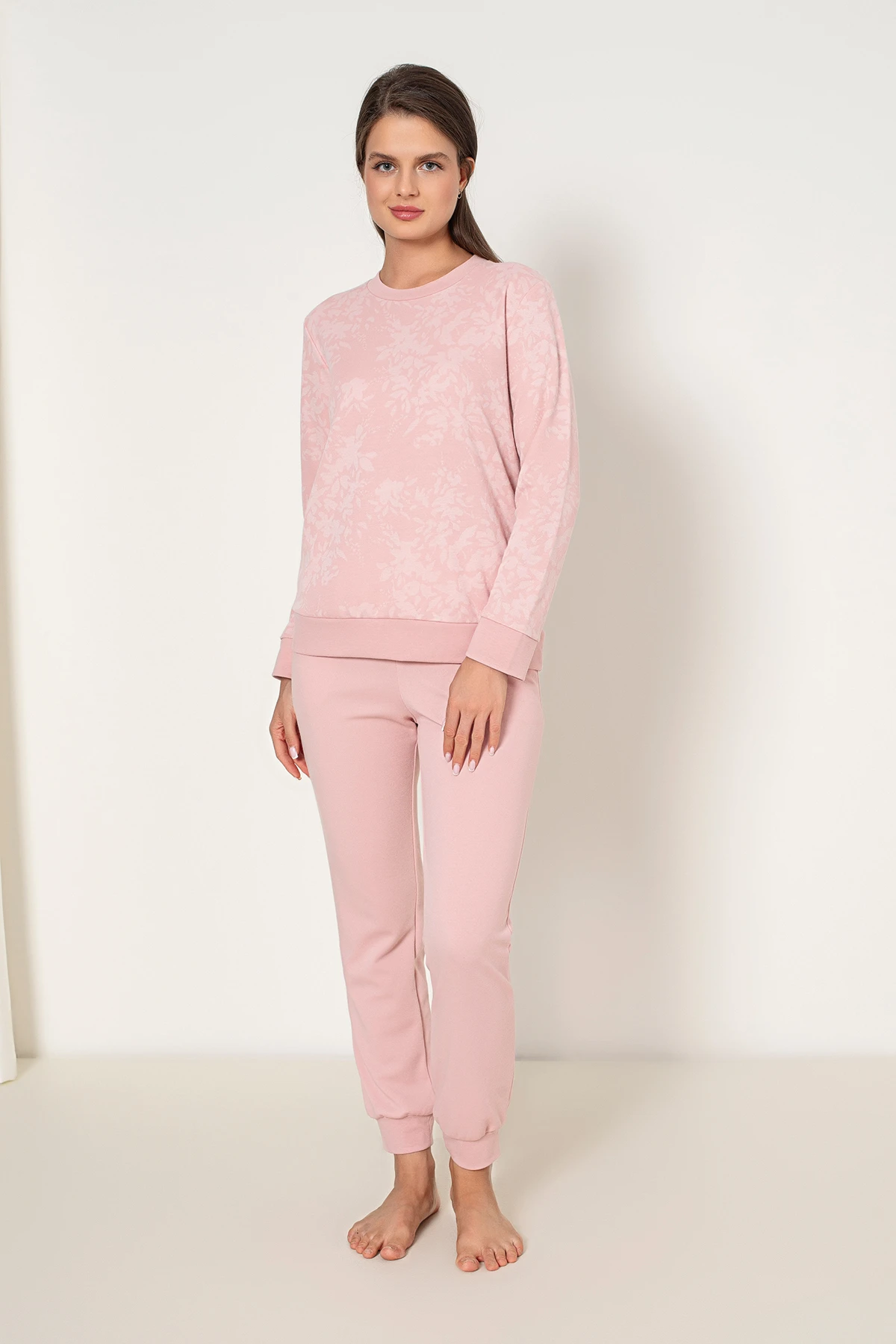 KADIN UZUNKOLLU PİJAMA TAKIM C840-824