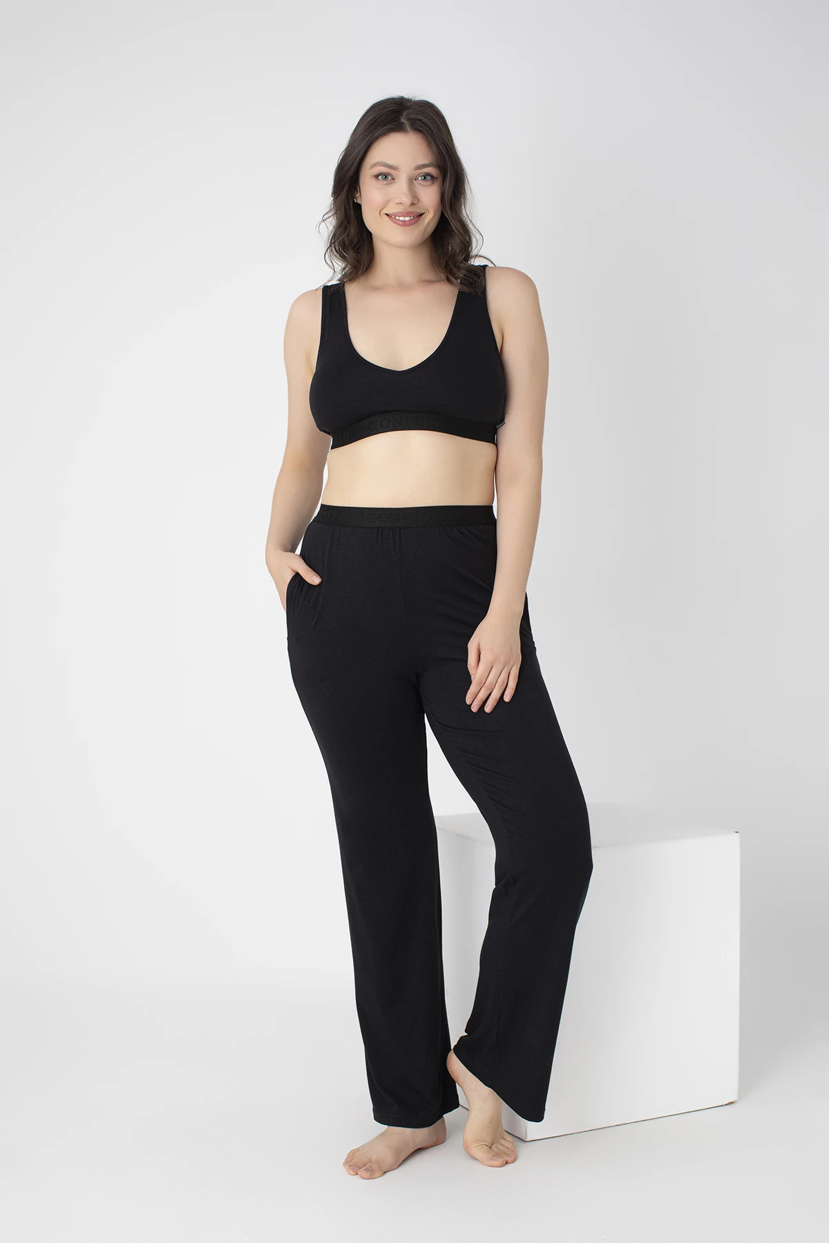 Kadın Modal Spor Pantolon C801-502