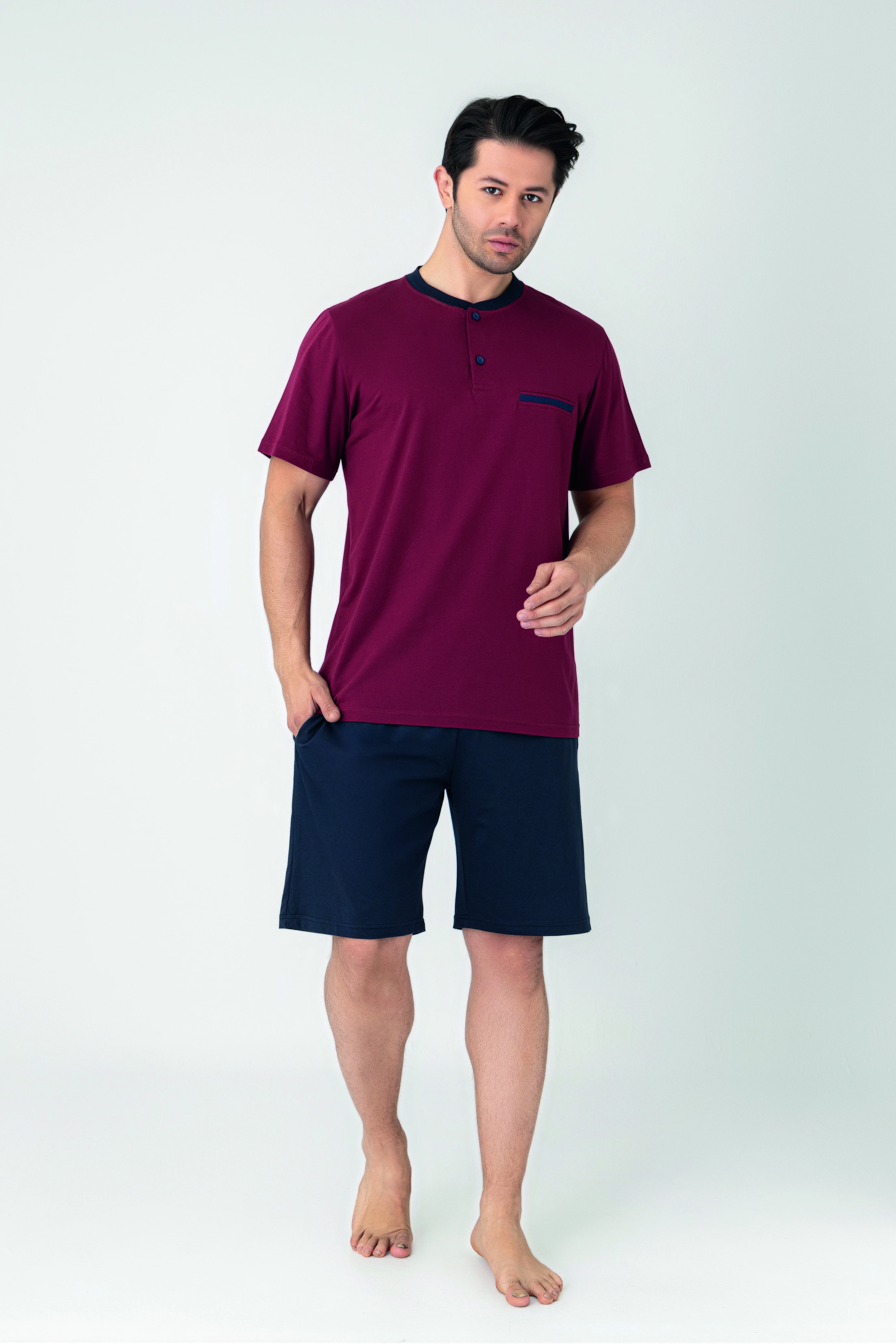 Erkek  Modal Patlı  Kısakol Short C940-107