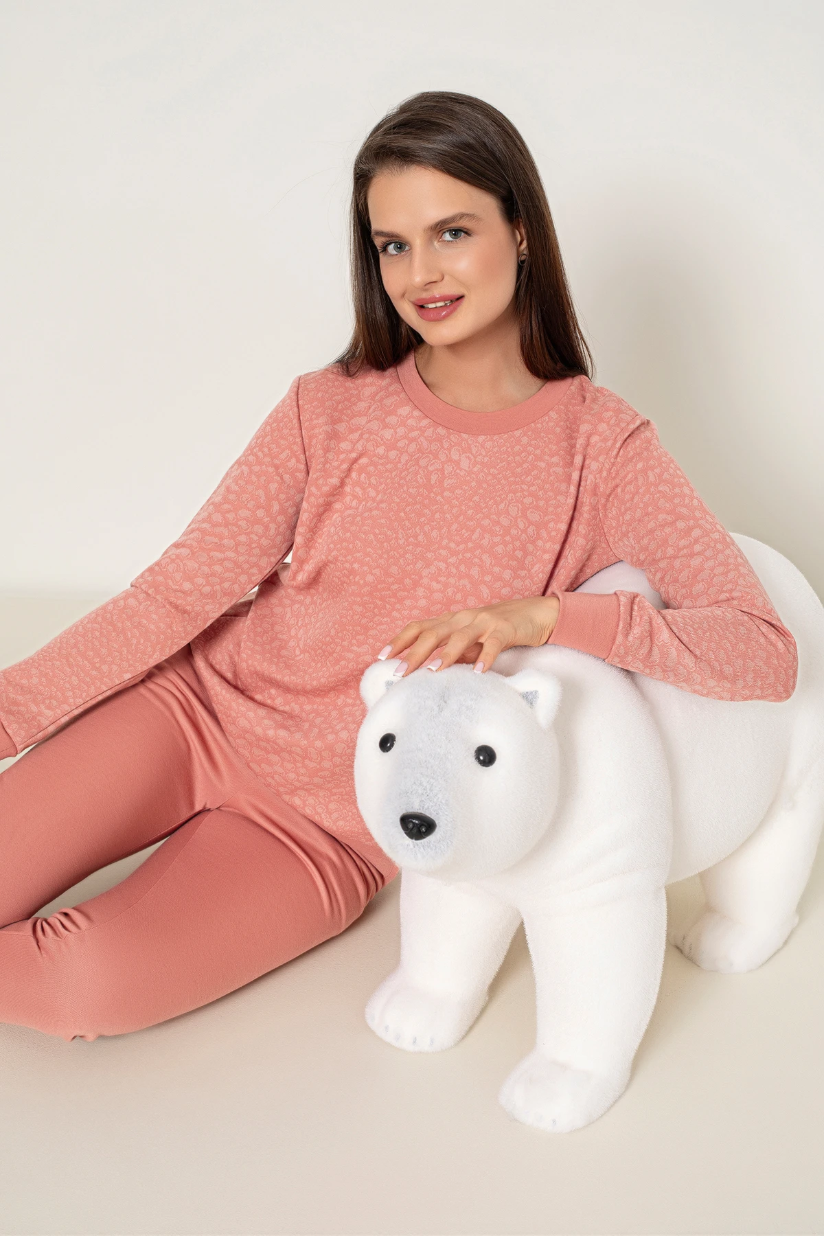 KADIN UZUNKOLLU PİJAMA TAKIM C840-825