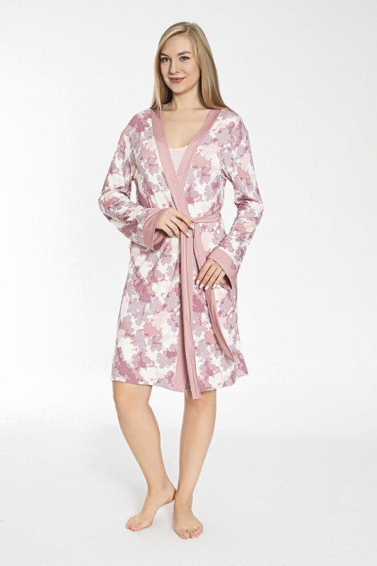 KADIN İP ASKILI GECELİK SABAHLIK TAKIM C840-318