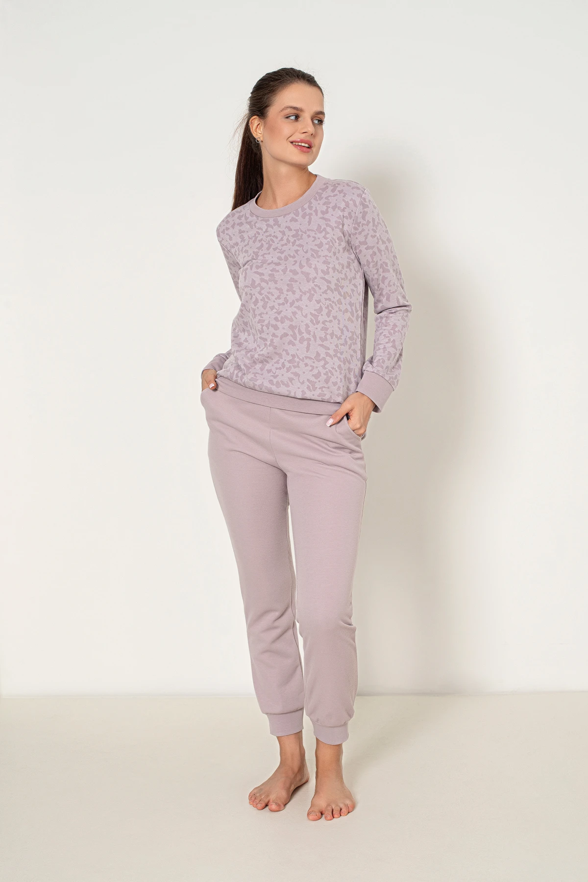 KADIN UZUNKOLLU PİJAMA TAKIM C840-826