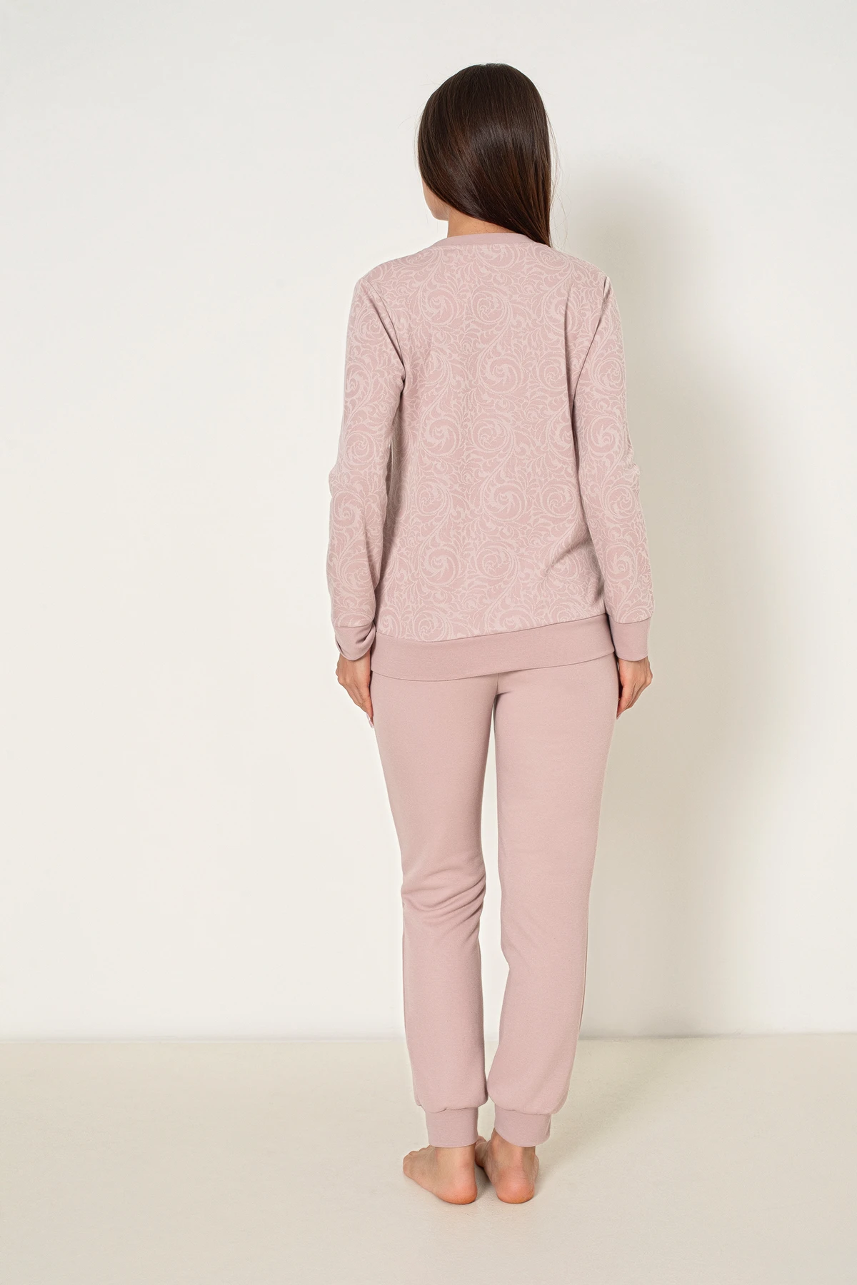 KADIN UZUNKOLLU PİJAMA TAKIM C840-823