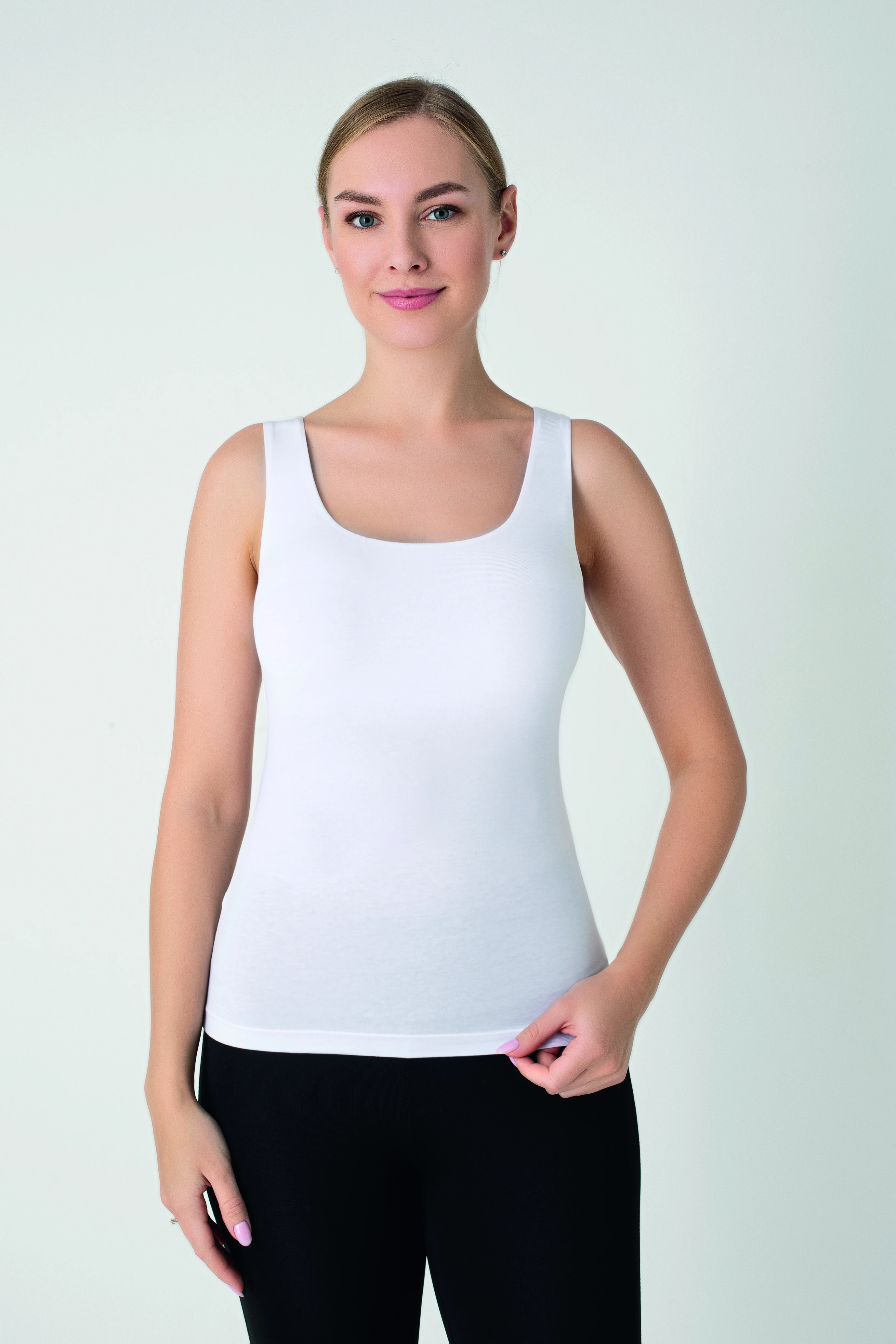 Kadın Modal Geniş Askılı  Atlet C801-027