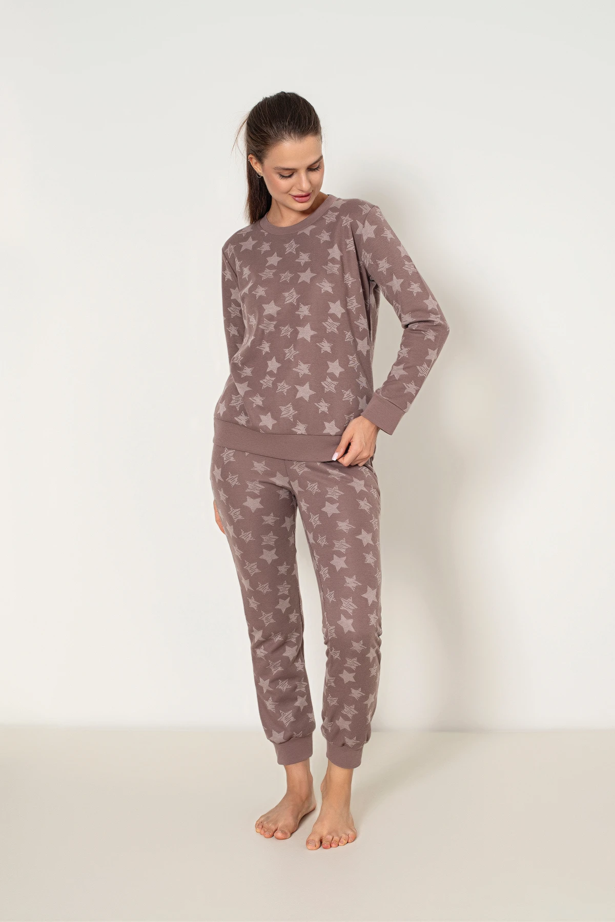 KADIN UZUNKOLLU PİJAMA TAKIM C840-821