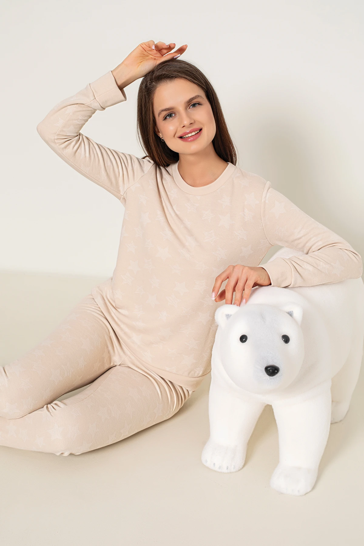 KADIN UZUNKOLLU PİJAMA TAKIM C840-820