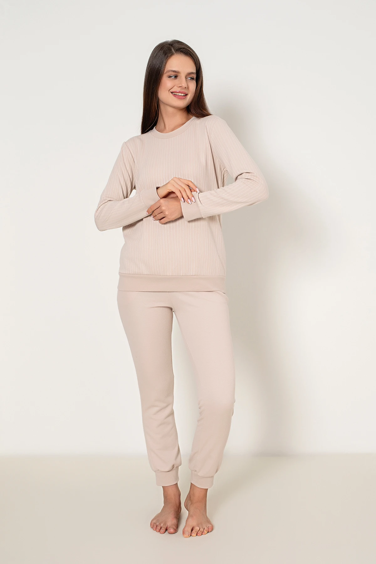 KADIN UZUNKOLLU PİJAMA TAKIM C840-822