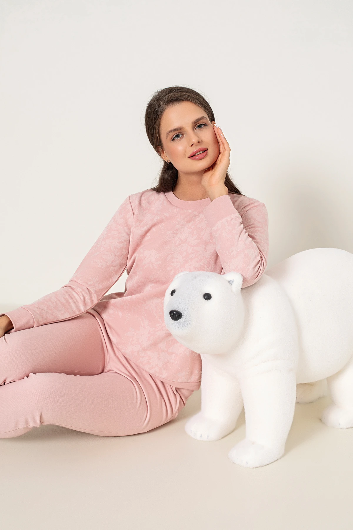 KADIN UZUNKOLLU PİJAMA TAKIM C840-824