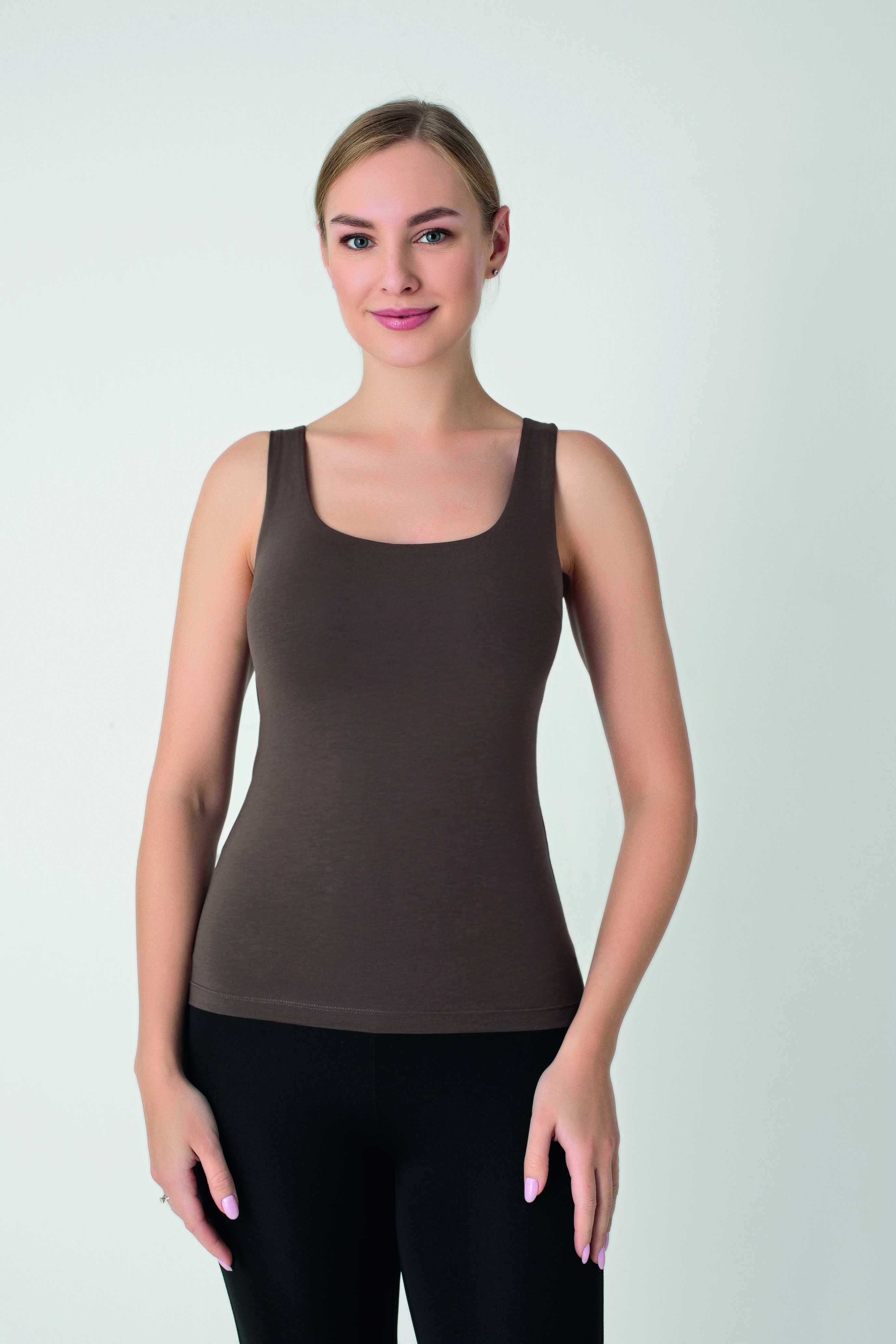 Kadın Modal Geniş Askılı  Atlet C801-027