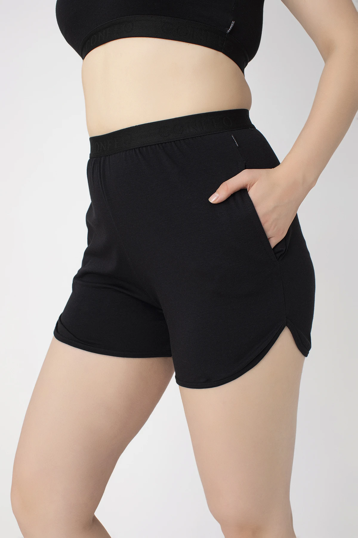 Kadın Modal Spor Şort C801-503