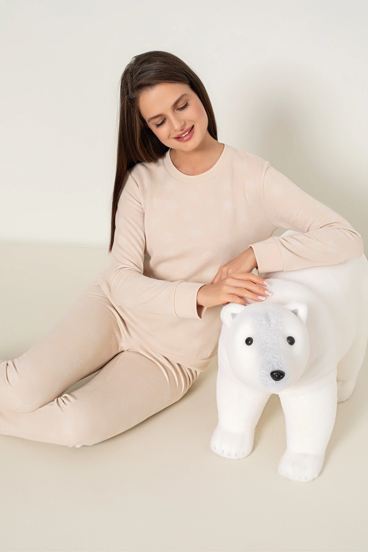 KADIN UZUNKOLLU PİJAMA TAKIM C840-820