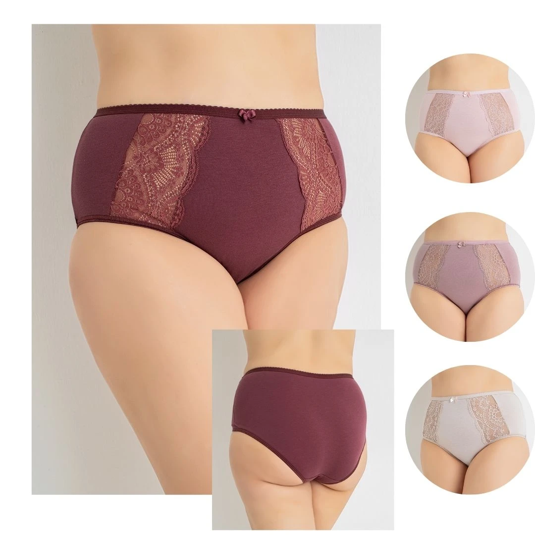 Kadın Battal Dantelli Bato 4'Lü Paket C804-010