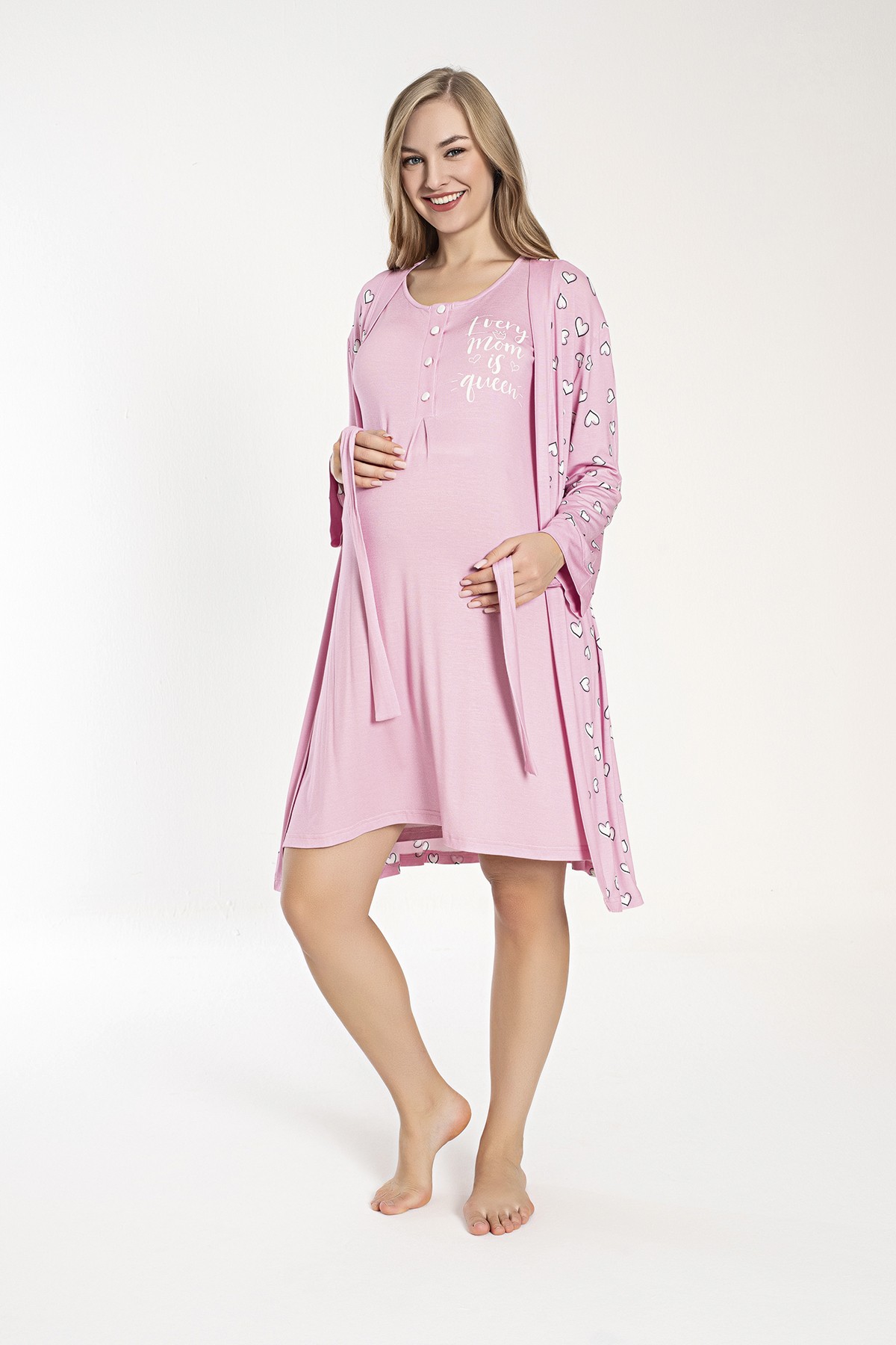 KADIN LOHUSA GECELİK SABAHLIK TAKIM C840-325