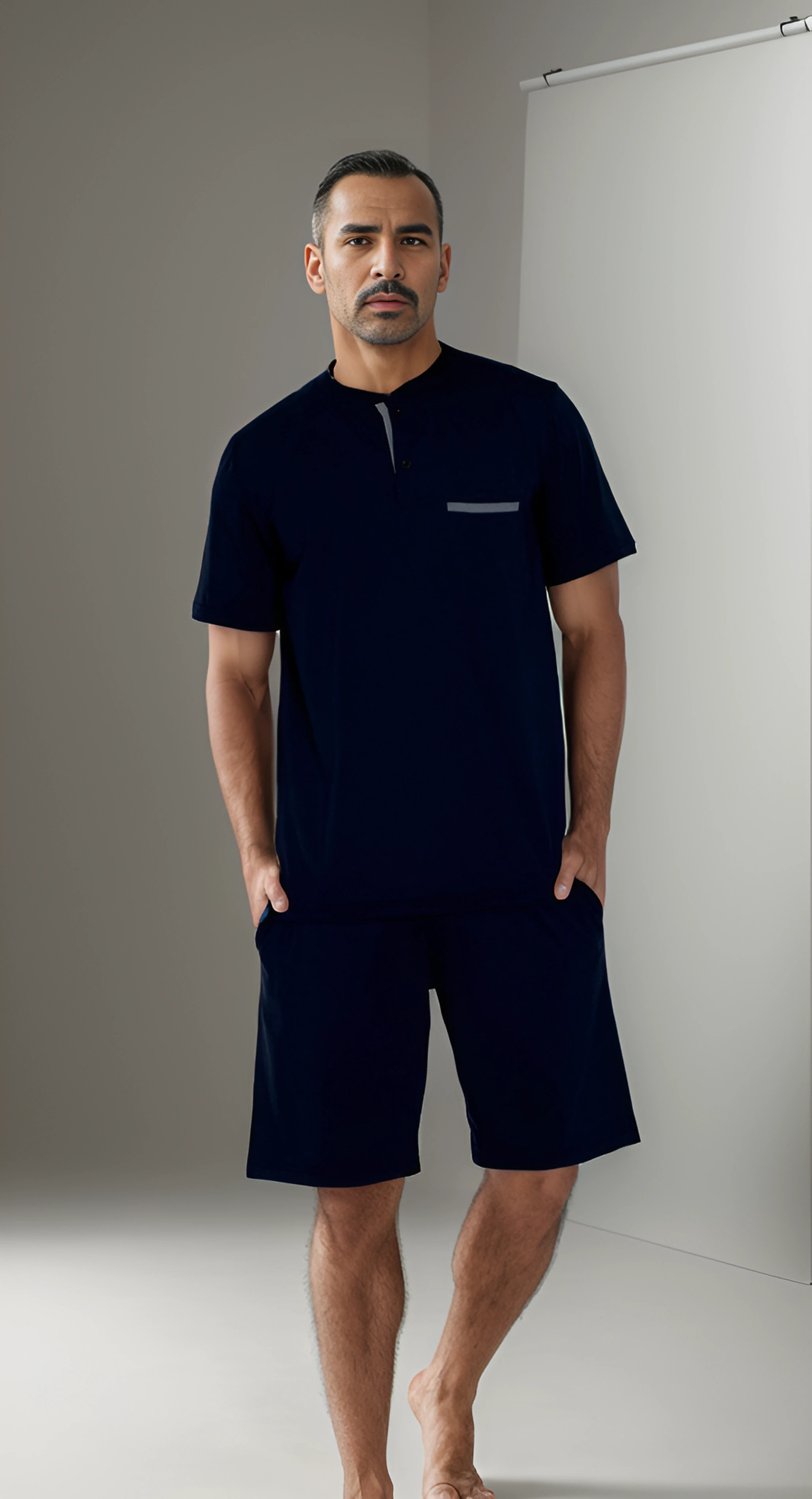 Erkek  Modal Patlı  Kısakol Short C940-107