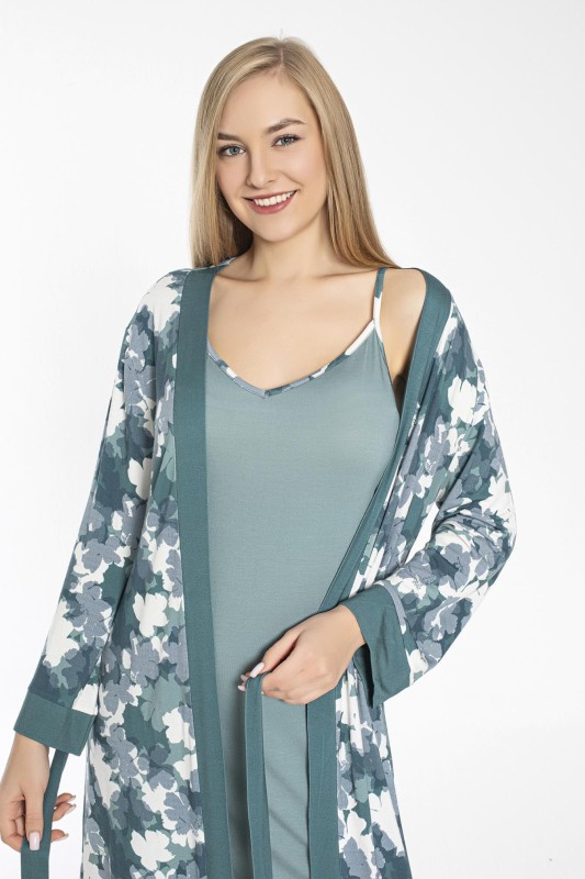 KADIN İP ASKILI GECELİK SABAHLIK TAKIM C840-318